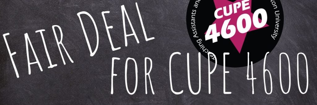 Bargaining 2022-2023 - CUPE 4600