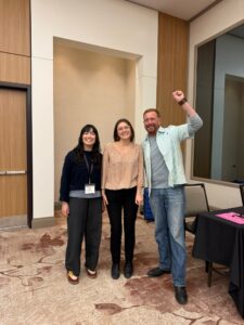 Lauren and Serena with Ryan Culpepper, CUPE Ontario University Sector Coordinator